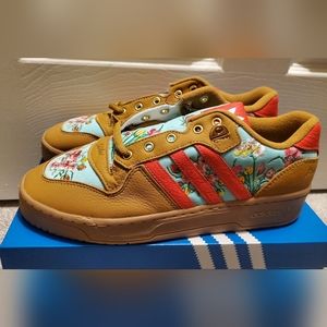 adidas Rivalry Low x Unheardof Mom’s Ugly Couch - Blue Red Brown Mens shoes